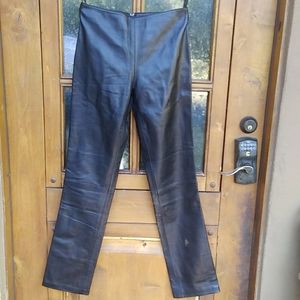90s real leather pants